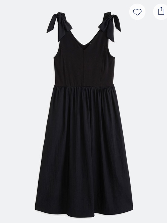 Market & Spruce Dresses & Skirts - Market & Spruce Bow Sleeve Mixed Media Dress